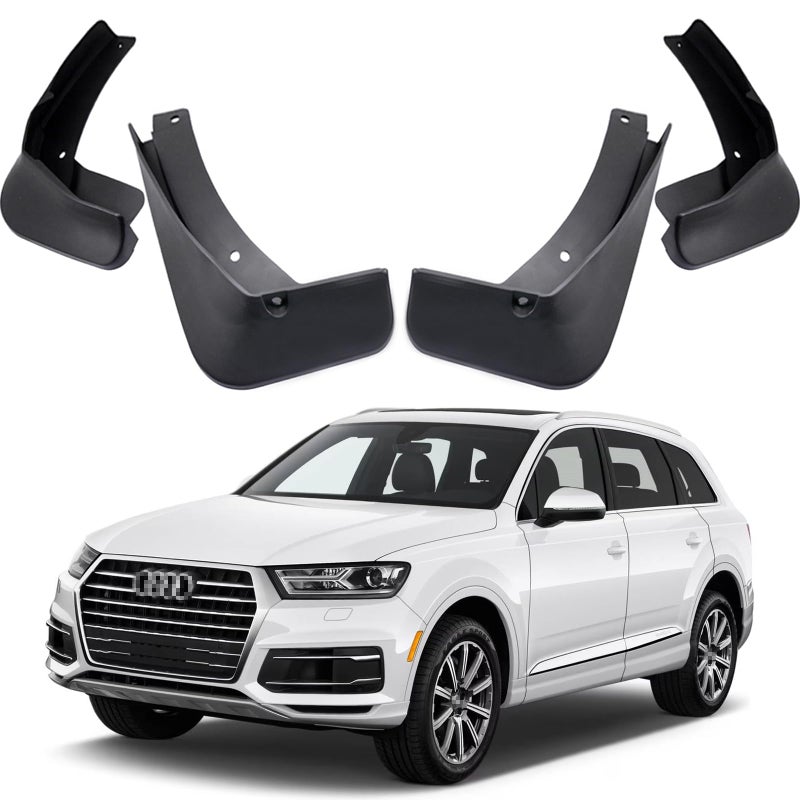 MOERTIFEI Car Mudguard Fender Mud Flaps Splash Guards Compatible with Audi Q7 2016 2017 2018 2019 - Image 1